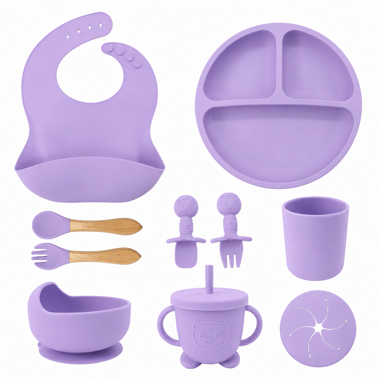 Kit De Alimentación Bebé Antiderrames – Menos Desorden, Más Tranquilidad